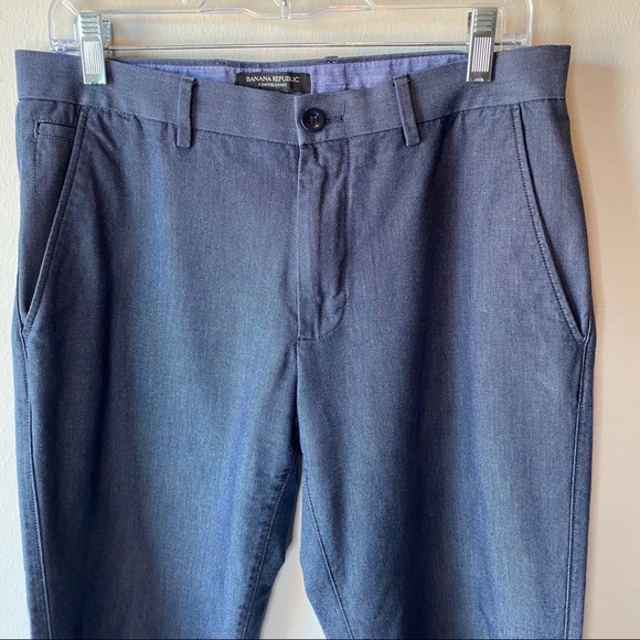 Banana Republic Kentfield Pants Blue 32x34 - Picture 4 of 8